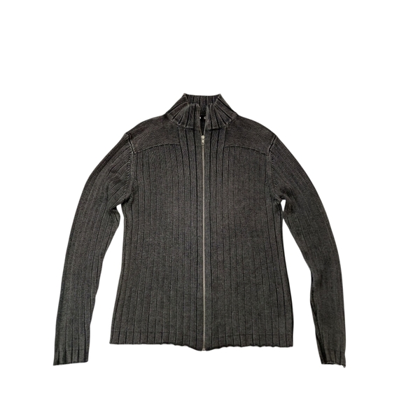Fox Men's Gray Zip Up Sweater - Picture 1 of 7